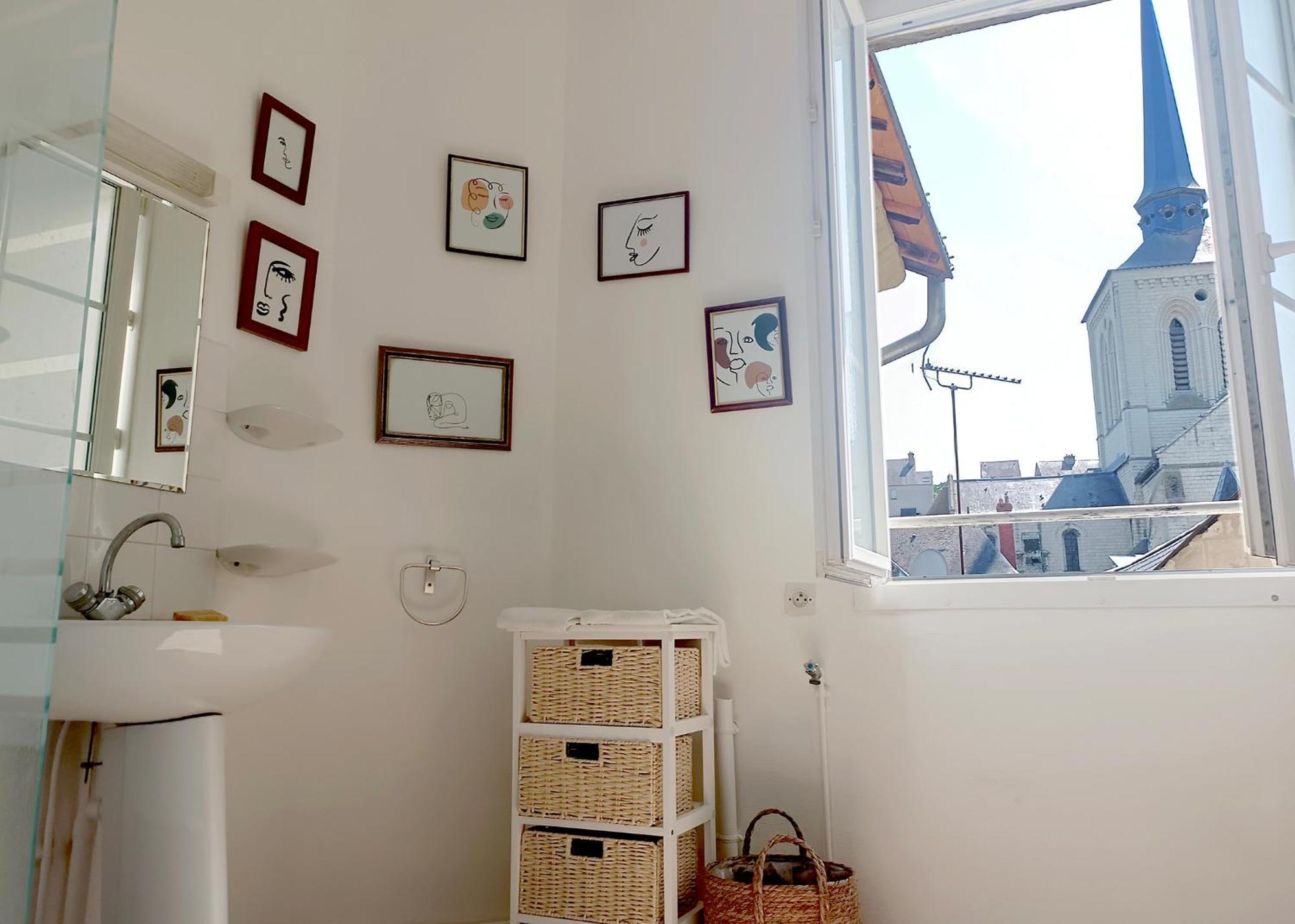 T2 Vue Sur Loire Local Velo Apartment Saumur Exterior photo